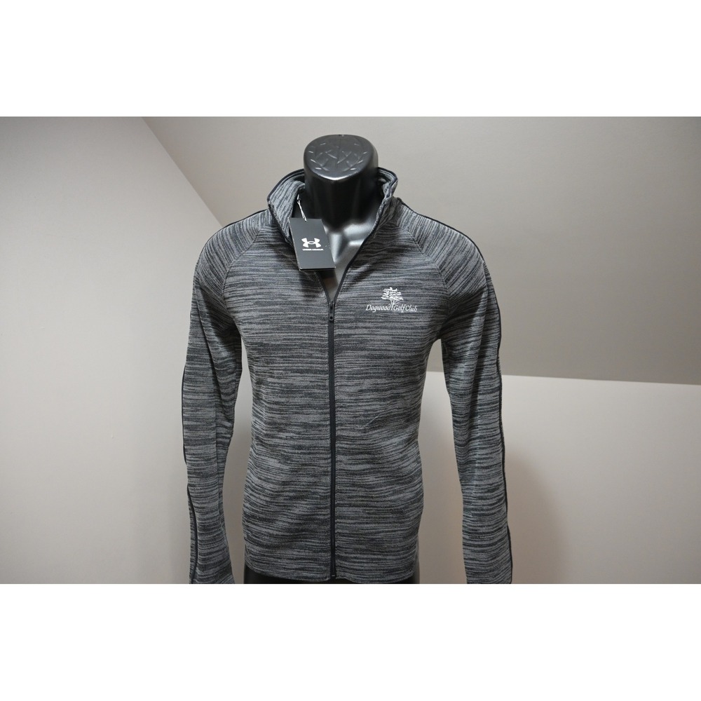 Under Armour Full Zip Fleece Golf Jacket Womens Medium Performance Grey NWT